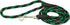 Dogs My Love 6ft Long Braided Rope Dog Leash, Green with Black, XSmall (0.25" Diam)