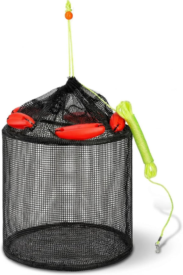 ZENFUN Extra Large Floating Fish Basket for Live Caught Fish, 1516 inch
