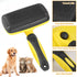 Undercoat Grooming Deshedding Tool Cleaning Brush Regular for Dog or Cat (Pack of 1)