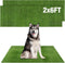 GLOBREEN Fake Grass Pee Pads for Dogs Potty Training, 2 PCS Replacement