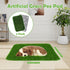 28"x18" Dog Grass Pad with Washable Pee Pad - Artificial Grass Puppy Training Mat, Non-Slip & Super Absorbent, Reusable