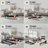 Set 18 (12.6"x12.6"x0.4") 18sqft bemaxx Gym Mats - pcs EVA Interlocking Foam Floor Tiles Protective Gym Flooring Sports