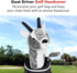 Goat Driver Headcover by Daphne's Headcovers | Premium Funny Golf Club Covers for Men and Women