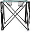26 (66cm) 2 600D ARROWHEAD OUTDOOR Portable Camping Folding Table, Cup Holders, Square, Carrying Case, Steel Frame
