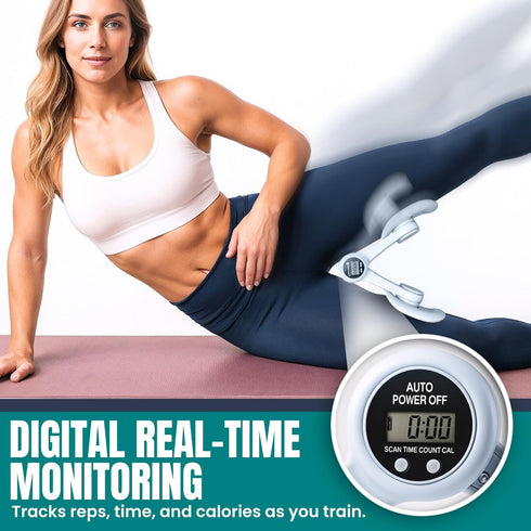 Auto-Counter Smart Thigh Master | Rotatable Pelvic Floor Exercise Devices for Women and Men with Display | Inner Thigh