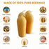(3.5" 1.25") 12 BeeTheLight Beeswax Lantern Candles x - Smokeless Unscented Candle - Hours Burn Time Each - Natural