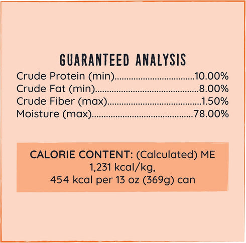 Hound & Gatos Wet Dog Food, 98% Beef, case of 12, 13 oz cans