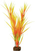 GloFish Plant Aquarium Décor, Large Orange and Yellow, Fluorescent Under Blue LED Light