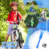 Kids Bike Kickstand for 16 Inch Wheel Children's Bicycle Single-Side Kick Stand Rear Mount Bikes Support Racks Blue for Girls and Boys Bike by LEICHTEN