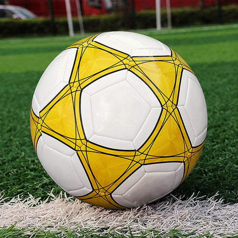 3,4,5 Soccer Ball Size Soft PU for Practice Training Gift Boys Girls Kid Come with Pump and Needle