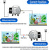 Simple Deluxe 602 GPH Air Pump, 18W with 6 Adjustable Outlets and 25 Feet Airline Tubing for Aquariums