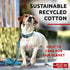 WAUDOG Recycled Cotton Dog Leash 6 Ft / 10 Ft Eco-Friendly Collar for Small Medium & Large Dogs - Reflective Dog Leash for Medium Dogs - Strong Leashes for Large Breed Dogs-Puppy Leash for Small Dogs