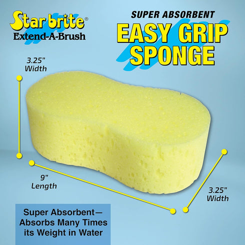 (040074P) STAR BRITE Bone Shaped Sponge
