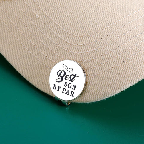 Golf Ball Marker Hat Clip, Son Gifts from Mom Dad, Birthday Gifts for Men Golf Lovers, Christmas Stocking Stuffers