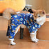 CuteBone Small Dogs Outfit, Soft Puppy Onesies Pjs, Comfy Doggie Jumpsuit Bodysuit for All Seasons P16L