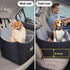 35 lbs, Dog Car Seat for Small/Medium Dogs up to Memory Foam Booster Seat with Washable Cover, Storage Pockets & Safety