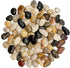 1 Pound Pebbles, 1-3cm River Rocks for Indoor Plants, Decorative Stones for Fish Tank Aquariums