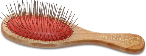 Mars Coat King Professional Grooming Brush for Dogs and Cats (7.25", 1" Stainless Steel Pins)