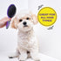 Hertzko Bristle Brush for Dogs and Cats - Long or Short Hair, Single Sided Dense Bristles Remove Loose Hair, Tangles,