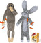HGB No Stuffing Dog Toys for Aggressive Chewers, Squeaky Crinkle Plush Dog