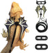 ADOGGYGO Bearded Dragon Lizard Leash Harness, 3 Size Pack Dinosaur Wing Harness for Reptiles
