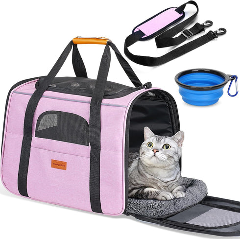 Morpilot Portable Cat Carrier - Soft Cat Carrier for Medium Cats and