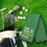 Swing Swear Look for Embroidered Green Golf Towel, Funny Towels for Golf Bags with Clip, Gift for Grandpa Dad Golfer