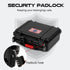 TSA Approved Gun Case, Hard Shell Waterproof & Foam Shock Proof, 11”*9.4”*4.5” Travel Case for 9mm Pistol