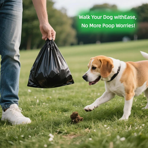 100 Count (100) Black Small T-Shirt Trash Bags with Handles,Perfect for Dogs&Cats Poop Bags,Car Trash Bags