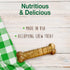 Nylabone Healthy Edibles Natural Dog Chews, Long Lasting Turkey & Apple Flavor, Small/Regular
