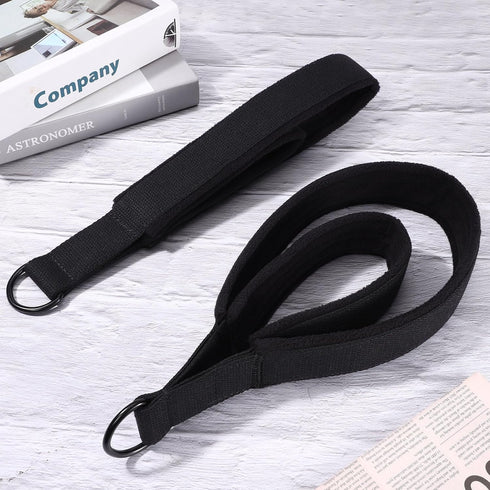 TOBWOLF 2PCS Pilates Straps, Double Loop D-Ring Straps for Reformer and Home Gym Workout