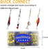 Snap Swivels Fishing Kit - Barrel Swivels with Safety Snap Connector for Saltwater, Freshwater Fishing Gear