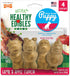 Nylabone Healthy Edibles Natural Puppy Chews, Long Lasting Treats for Puppies, Lamb & Apple Flavor, 4 Count