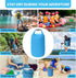 Waterproof Dry Bag Set, Small Lightweight 40L Dry Bags for Paddle Board Kayaking, Fishing, Camping (Blue, 2Pack)