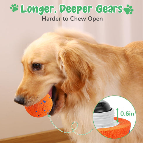 Material,Ip68 Smart Interactive Dog Toys,Vibrating Dog Ball,Pet Bounce Ball for Dogs (Small & Large),Chew-Proof