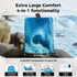 KingCamp Lightweight Camping Blanket, Down Alternative Puffy Printed Quilt, Portable for Travel, Picnic, Hiking, 79" x
