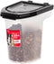 IRIS USA WeatherPro Airtight Pet Food Storage Container, Up to 6.5 lbs,
