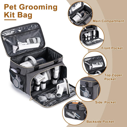 Dog Grooming Vacuum Bag, Perfect for Dog Hair Vacuum & Grooming Tool Kit Accessories