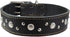 Thick Genuine Leather Studded Dog Collar 2" Wide Black for 19"-22" Neck, Fits Retriever, Doberman, Rottweiler, Pit Bull