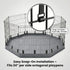 24" 600D PJYuCien Octagonal Playpen Bottom Pad for Side Metal Pet Pen, Waterproof Oxford with Raised Edges & Snap
