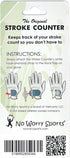 Original Stroke Counter with Universal Fastener for Golf Glove