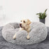 HACHIKITTY Calming Donut Dog Beds for Medium Large Dogs, Indoor Calming Beds, 30''