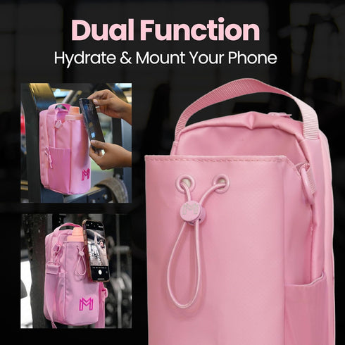 MAGNACE 3-in-1 Set Magnetic Gym Bag Bundle, with Water Bottle Holder, Magnetic Pouch, Towel & Sling Bag For Men & Women