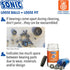 SONIC Turbo Wash, Complete Skate Bearing Cleaning Kit, Includes 8 oz Citrus Cleaner, Made in USA