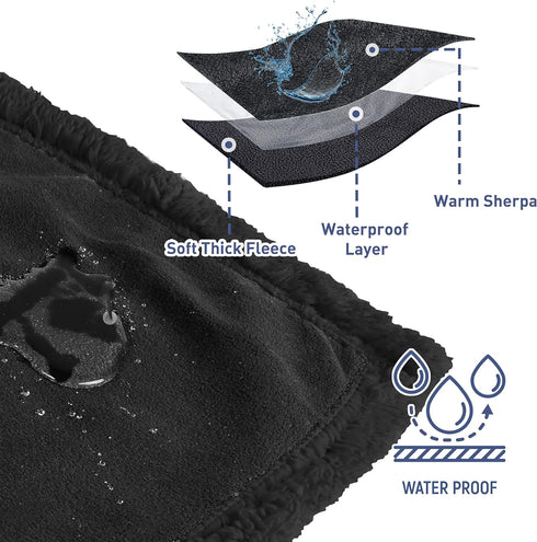 Kritter Planet Waterproof Sofa Blanket for Dogs, Pee Proof Reversible Couch Cover, Washable Liquid Proof Furniture