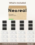 74oz/2.2L (12 12 Neareal Cat Water Fountain Replacement Filters & Pre-Filter Sponges Compatible with Stainless Steel