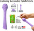 Calming Lavender Scented - Hive Dog Fetch Stick for Large Breeds - Dog Stick Toy - Floats in Water - Treat Dispenser Toy - Durable and Tough - Made in The USA