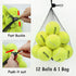 12 Pcs Squeaky Tennis Balls for Dogs - 2.58" Interactive Toys, Safe and Durable for Small Medium Large Dogs