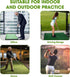 Golf Swing Training Aid Trainer Club, Right-Handed Flexible Device for Indoor Practice, Strength Tempo Chipping Hitting