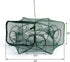 19.7ft Alwonder Minnow Crab Fish Trap, Foldable Crawfish Crayfish Trap with Luminous Rope and Bait Clip, Crab Traps